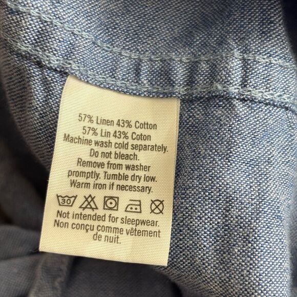 Janine &Jack and Gap Blue Kids Button-Up Shirt - Picture 4 of 11